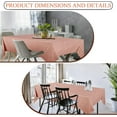 thumbnail image 5 of BlinkLLX 3 Pcs 54 x 108 Inch Pink Rose Gold Tablecloths Sequin Glitter Sparkle Plastic Waterproof Rectangle for Girls' Night Bachelorette Party BBQ Girls Birthday Wedding Halloween Holiday, 5 of 16