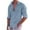 Light Blue, variant on IROINNID Button Up Shirts for Men Solid Turn-down Collar Pocket Button Long Sleeve Shirt Blouse,Pink