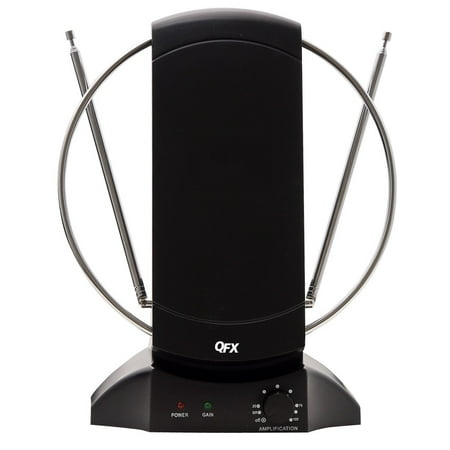 Indoor Uhf Hdtv - Antenna Hdtv, Qfx Indoor Rotating Digital Tv Clear Fm Hdtv Antenna Uhf Vhf