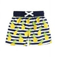 thumbnail image 4 of Hudson Baby Boys Swim Rashguard Set, Pineapple, 2T, 4 of 4