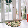 thumbnail image 2 of CURLYOOT Wildflowers Botanical Vintage Half Round Door Mat, Indoor Outdoor Entrance Rug, Semi Circular Area Rug, Non Slip Washable Absorbent Doormat, Laundry Room Rug 40'' x 63'', 2 of 7