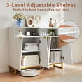 thumbnail image 6 of Costway 40" Buffet Storage Cabinet with 4 Doors & Adjustable Shelves Anti-Tipping Kits, 6 of 9