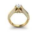 thumbnail image 3 of 2carat Round Cut Diamond Prong Women's Solitaire Bridal Engagement Ring Solid 18K Gold H SI2, 3 of 3