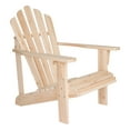 thumbnail image 6 of Shine Company Westport Cedarwood Indoor Outdoor Adirondack Chair, Natural, 6 of 9
