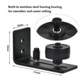 thumbnail image 2 of 8 In 1 Floor Guide Adjustable Sliding Door Floor Guide Wall/bottom Door Guide Sliding Door Guide Kit, 2 of 5