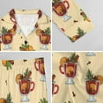 thumbnail image 6 of Top-kevin Pajama Sets for Womens Koalas Kangaroos Hedgehogs Hat Loose Button Down Long Sleeve Shirts And Pants Set, 6 of 12
