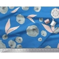 thumbnail image 3 of Soimoi Cotton Jersey Fabric Flower & Leaves Watercolor Print Fabric by Yard 58 Inch Wide, 3 of 3