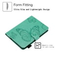 thumbnail image 4 of Dteck Folio Case For Amazon Kindle Paperwhite 6", Lightweight Embossed Butterfly PU Leather Flip Stand Case Cover with Card/Stlylus Holder,Green, 4 of 4