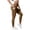 Coffee, variant on Women's Seamless High Waist Scrunch Leggings, Butt Lift Tummy Control Yoga Pants for Women, Tight Fit Peach Hip Workout Leggings with Side Pocket for Fitness, Gym and Daily Wear Black