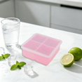 thumbnail image 6 of Silicone Freezer Tray 4 Cavity Food Grade Square Storage Container With Lid Divided Mold For Ice Cubes Food Preservation, 6 of 6