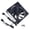 Black Reverse, variant on ANXPTIME PC Case Fan ARGB Reverse/Forward Type Cooling Fan 12cm CPU Fan with