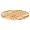 thumbnail image 3 of vidaXL Table Top Solid Mango Wood Round 25-27 mm 40 cm, 3 of 4