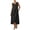 Black, variant on Dress for Wedding Guest Woman Oversized Linen Dress Women's Sleeveless V Neck a Line Midi Sundress with Pockets Summer Flowy Dresses Blue XXL