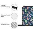 thumbnail image 4 of Haiem Dinosaur Print Extra Long Oven Mitts and Pot Holders 4pc Sets: Heat Resistant Silicone Oven Mittens with Mini Oven Gloves and Hot Pads Potholders, 4 of 6