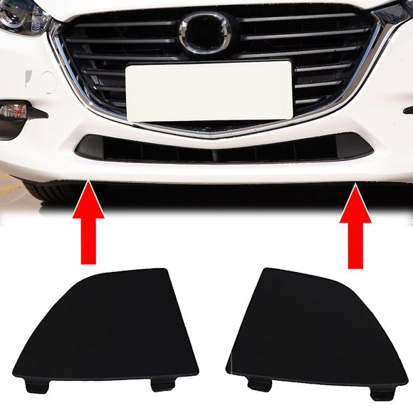 Car Front Lower Grille Bumper Cover Decoration Cap For Mazda 3 2016 2017 2018 B63b-50-101 B63b-50-102 Car Head Plastic Bane50101