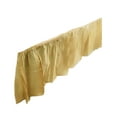thumbnail image 2 of Hariumiu Kitchen Disposable Table Skirt Washable PEVA Decorative Waterproof Desk Dress Cover for Parties, Weddings, and Home Decor - Easy to Clean and Install, with High Stickiness, 28x167", 2 of 10