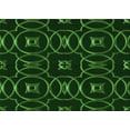 thumbnail image 1 of Ahgly Company Machine Washable Indoor Rectangle Transitional Green Area Rugs, 7' x 10', 1 of 7