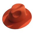 thumbnail image 2 of Joernso Unisex Fedora Hat, Short Brim Wool Blend Hat, Retro Panama Cap, Felt Winter Hat for Men Women 1920s Party Costume, 2 of 8