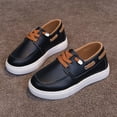thumbnail image 2 of Viluyesy Boys Boat Shoes Kids Elastic Lace Up Casual Slip On Sneakers Black Size 9.5 Little Kids, 2 of 7