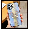 thumbnail image 6 of Case for iPhone 16 Pro,3D Butterfly Flower Kickstand Bling Glitter Diamond Marble Ring Stand Shockproof Women Girls Rhinestone Phone Case for iPhone 16 Pro,6.3 inch 2024 (XDL Purple), 6 of 6