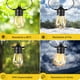 thumbnail image 5 of Guirnalda de Luces LED Exterior, 25M 25+2 Focos LED S14 Inastillables Alto Brillo, Impermeable IP45, Serie Luz Vintage Decorativas para Iluminaci&oacute;n de Jardin Patio Boda Hogar Navidad - LASP, 5 of 7