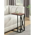 thumbnail image 2 of Pemberly Row C End Table in Cherry Wood Finish and Black Metal, 2 of 4
