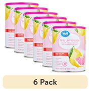 (6 pack) Great Value Pink Lemonade, 26 Quart