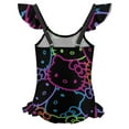 thumbnail image 6 of Hello Kitty Girls One Piece Swimsuits Hawaiian Summer Swimwear Beach Bathing Suit Outfits, 6 of 7