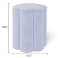 thumbnail image 5 of Mainstays Kids Flower Petal Ottoman, Blue, 5 of 5