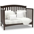 Delta Children Waverly 6in1 Convertible Baby Crib, Walnut Espresso