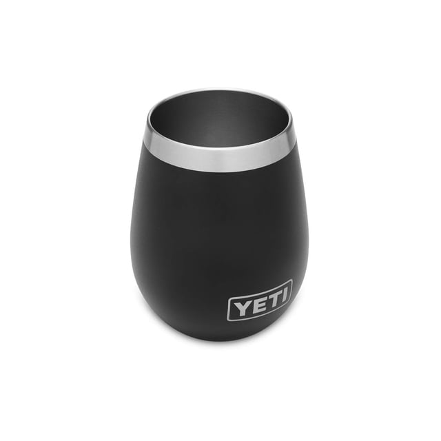 Tumbler YETI Wine Rambler de 295 ml de acero inoxidable negro