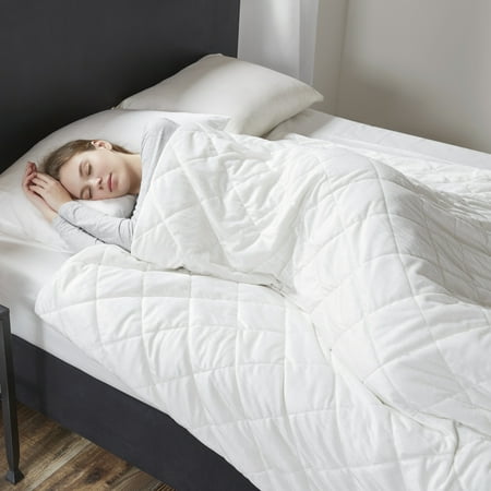 Beautyrest Luxury Solid Quilted Mink Weighted Blanket - Walmart.com