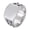 Silver 2, variant on HIJONES Men's Stainless Steel Personalized Biker Ring Cool Party Dating Band for Men Silver 2 Size 10