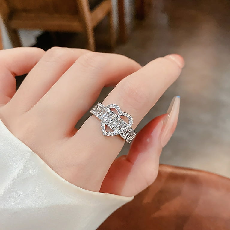 Beautiful simple diamond rings deals
