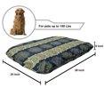 thumbnail image 2 of Eastern Pet Bed, Bohemian Motifs Vertical Borders Moroccan Ottoman Cultures Inspired, Chew Resistant Pad for Dogs and Cats Cushion with Removable Cover, 24" x 39", Multicolor, by Ambesonne, 2 of 4