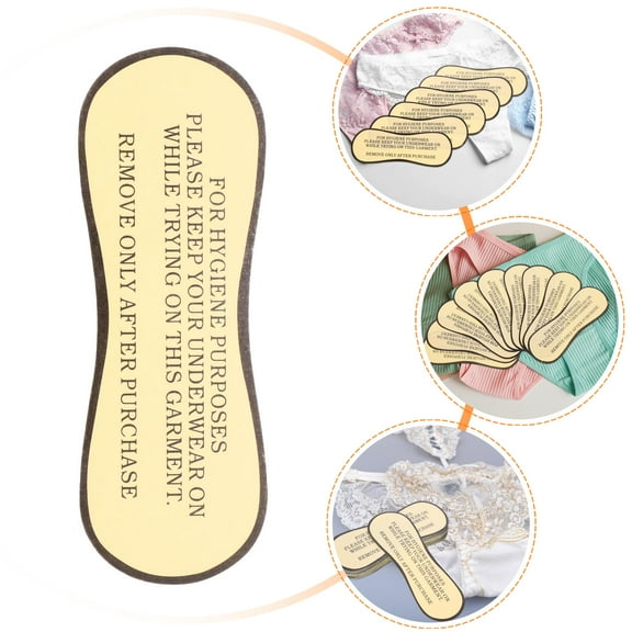 HEMOTON  50 Pcs Lingerie Pants Liner Panty Liners for Women Thong Baby Miss