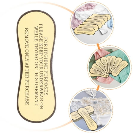 HEMOTON 50 Pcs Lingerie Pants Liner Panty Liners for Women Thong Baby Miss