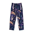 thumbnail image 4 of Fotbe Men'S Floral Hippie Mushroomsclassic Pajama Pants With Elastic Waist And Drawstring Pockets，Pajama Pants Mens Lounge Pants Super Soft, 4 of 9