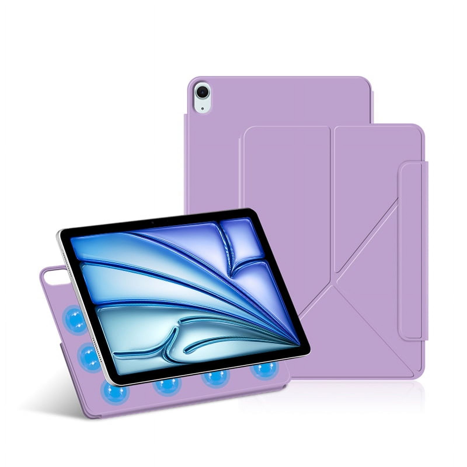 AJIUYU Smart Folio for iPad Air 11 inch (M2) 2024 Magnetic Cover 