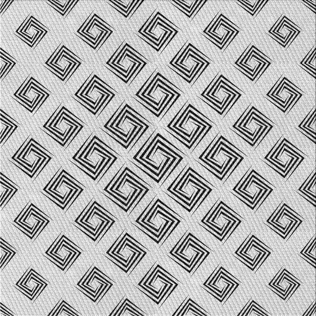 Ahgly Company Tapis d'Intérieur Lavable en Machine Carré Transitionnel Gris Platine, 7 Pieds Carré