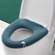 thumbnail image 2 of Paquete de fundas gruesas para asiento de inodoro con asa para tapa de inodoro, cojín suave, grueso, elástico y lavable, se adapta a todos los asientos de inodoro ovalados, 2 of 5