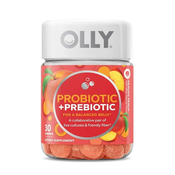 OLLY Probiotic + Prebiotic Gummy with 30 Day Supply (30 Gummies