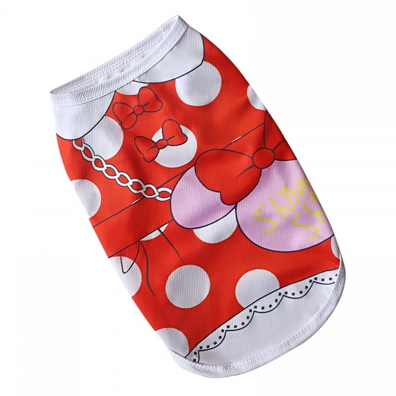 TELOLY 4 Pack Mesh Dog Shirts for Small Dogs: Stretchy Dog Clothes with Cute Patterns, Size Xxs-Xl Fit for 2-16Lb Dogs, Quick Dry & Lightweight Pet T-Shirts, Girl & Boy Puppy Clothes for, Xs