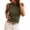 Army Green #1, variant on WULMLEO Sleeveless Tops for Women Ribbed Mock Neck Tank Top Slim Fitted Ruched Basic Layering Shirts 2026 Summer Clothes White XL