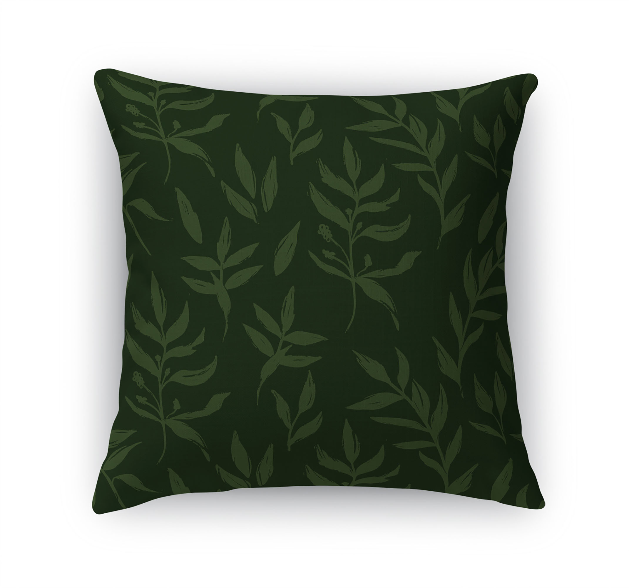 Cascade Dark Green Accent Pillow by Kavka Designs