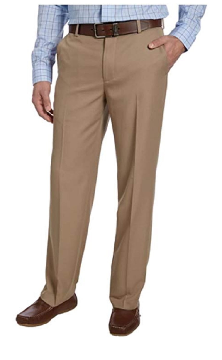 izod men's performance stretch straight dress pant