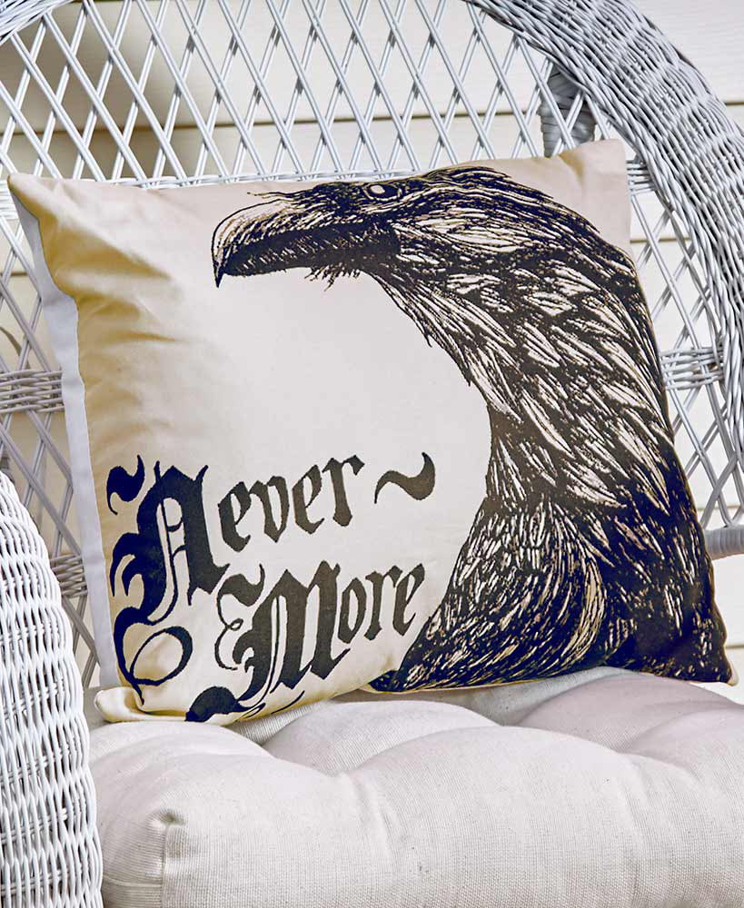 Details about   Ravens Nevermore Pillow Cover 
