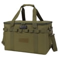 thumbnail image 2 of Bolsa de almacenamiento de tanque de Gas, bolsa de transporte para quemador de estufa de campamento, barbacoa portátil, bolsa de transporte para parri Verde, 2 of 8