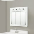 thumbnail image 3 of Design House Concord 30 inch Medicine Cabinet in White Gloss, 3 of 11