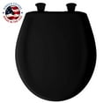 thumbnail image 2 of Bemis 200SLOWT 047 Toilet Seat, Round, Black, 2 of 4